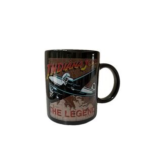 1990's Lucasfilm Fan Club INDIANA JONES THE LEGEND ceramic mug 11‎ Oz